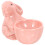 Pink Ceramic Rabbit Shape Egg Holder 1pcs For Kitchen Use 8