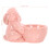 Pink Ceramic Rabbit Shape Egg Holder 1pcs For Kitchen Use 2