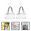 2St Makeup Spons Droogrek Mesh Net Wit Voor Kwasten 7