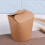 50Pièces Boîtes Bento Kraft Jetables Pour Préparation De Repas 4
