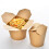 50Pièces Boîtes Bento Kraft Jetables Pour Préparation De Repas 9