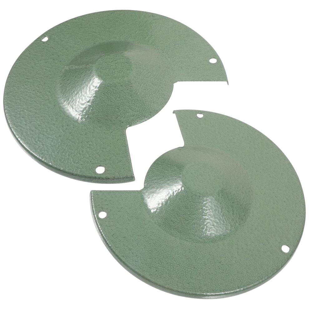 1Pair Iron Angle Safety Guard Wheel Cover For Grinding Machine Green 3061873952800