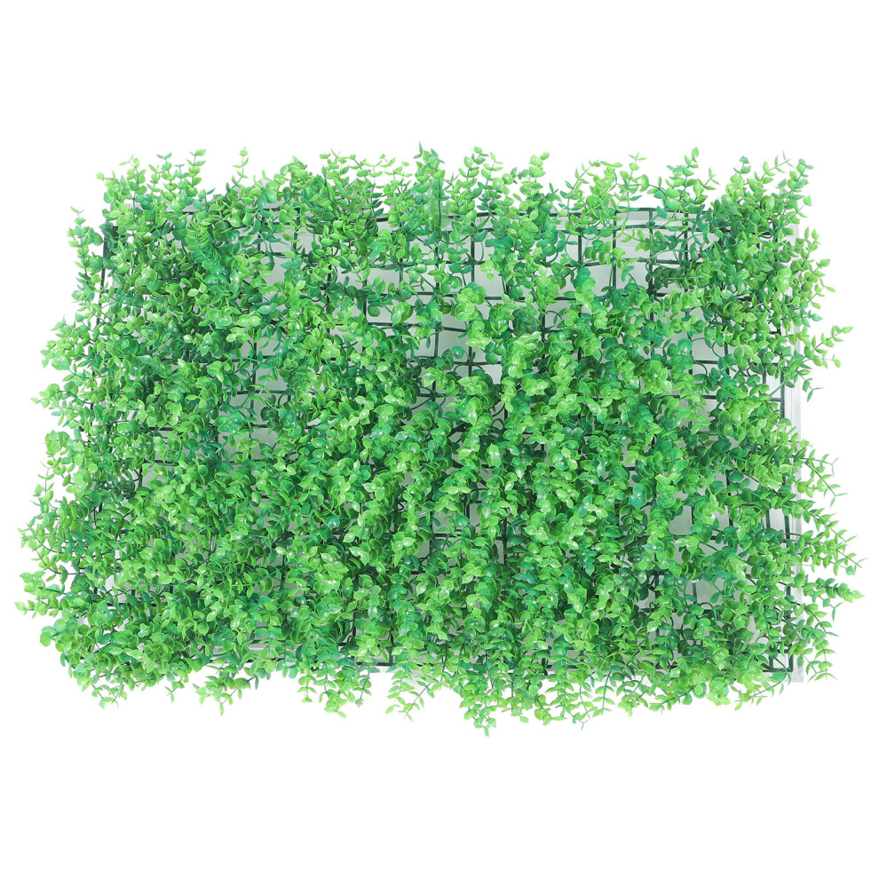 Decor Artificial Green Hedge Plant Plastic 1set 23.6x15.7x3.1in-image-OPC-PJWMCCC-NEW