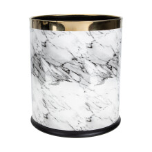 Decorative Toilet Paper Bin Bins Marble Trash Can Garbage