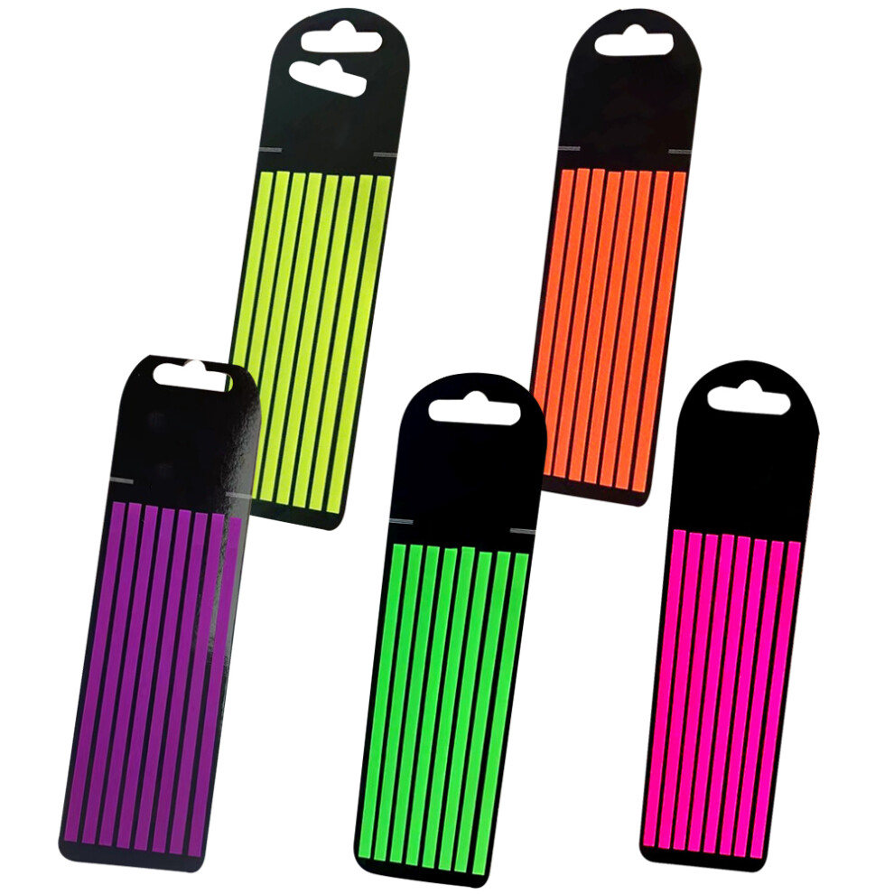 5 Sheets Slim Clear Stickers Duct Tape Glitter Highlighters-image-OPC-PJWMGYP-NEW