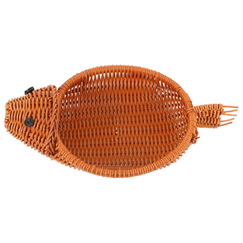 Fruit Serving Platter Chinese Traditional Basket Light Brown-image-OPC-PJWMHJX-NEW