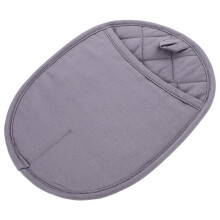 Generic Anti-Slip Oven Gloves Ove Mitts Thick Silicone Gloves Grey