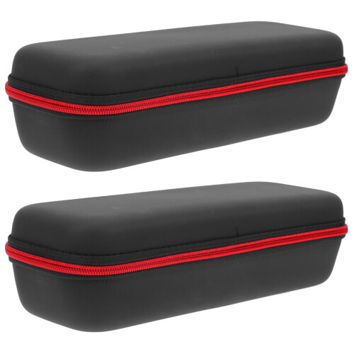 2pcs Microphone Storage Bag Q7 Pu Packing Box Zipper 2