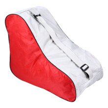 Kids Roller Skates Bag Red Oxford Cloth Durable Storage Pouch