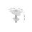 Adjustable Solar Clamp Solar Panel Mid Clamp Silver 4pcs 3