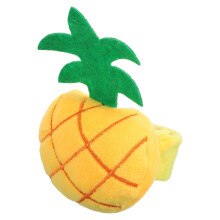 Compact Yellow Wristband Pin Cushion Velvet Sewing Needle Storage