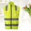 1pc Adjustable Adjustable Security Vest Elastic Reflective 5