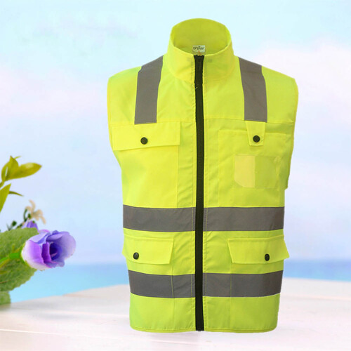 1pc Adjustable Adjustable Security Vest Elastic Reflective 2