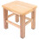 Household Solid Wood Stool Natural Wood 1pack 6