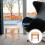 Household Solid Wood Stool Natural Wood 1pack 4