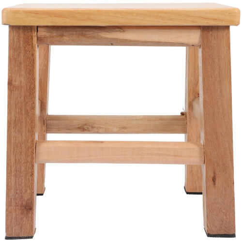 Household Solid Wood Stool Natural Wood 1pack 2