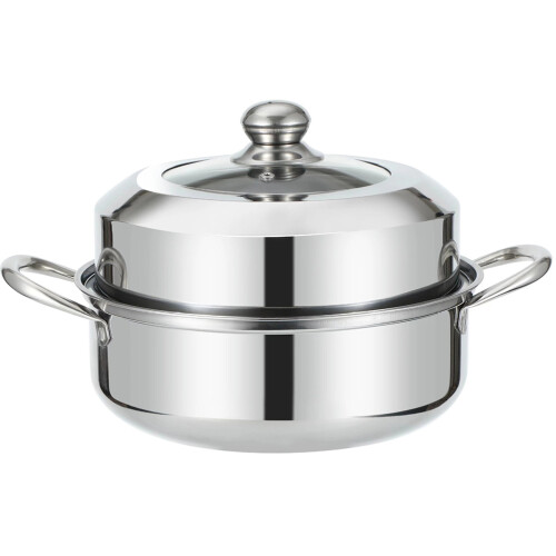 Steamer Baskets For Cooking Silver 1 Set
