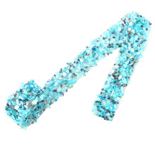 1M Ruban Strass Bleu Ciel Accessoire DIY Couture Décor