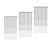 30pcs Silver Steel Wool Felting Needles Handmade Tools