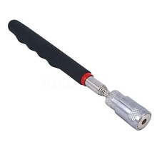Telescopic Magnet with LED Light, Heavy-Duty Magnetic Lifter Tool for Geocaching, 36-Inch Reach, Durable Construction