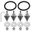 1Ensemble Kit Fixation Rapide Vis Aluminium Pare-Chocs Auto Couleur 1