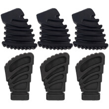 Drum Kit Stand Mat Rubber 6pcs 1.6x0.9x2.6in