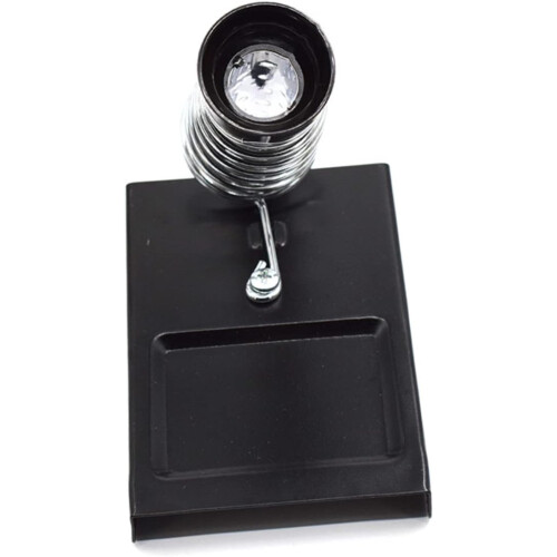 2 Piece Soldering Iron Stand with Spring Holder Adjustable Durable Soldering Tool Holder for Precise Soldering Various Models 1