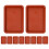 10 Pcs Rectangular Planter Saucers Flower Pot Tray 1