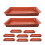 10 Pcs Rectangular Planter Saucers Flower Pot Tray 10