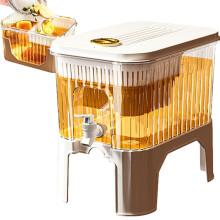 Fridge Water Dispenser 3/5L Food Grade with Leak-proof Tap and Filter, Juice Dispenser Compatible with 5L Bracket Model