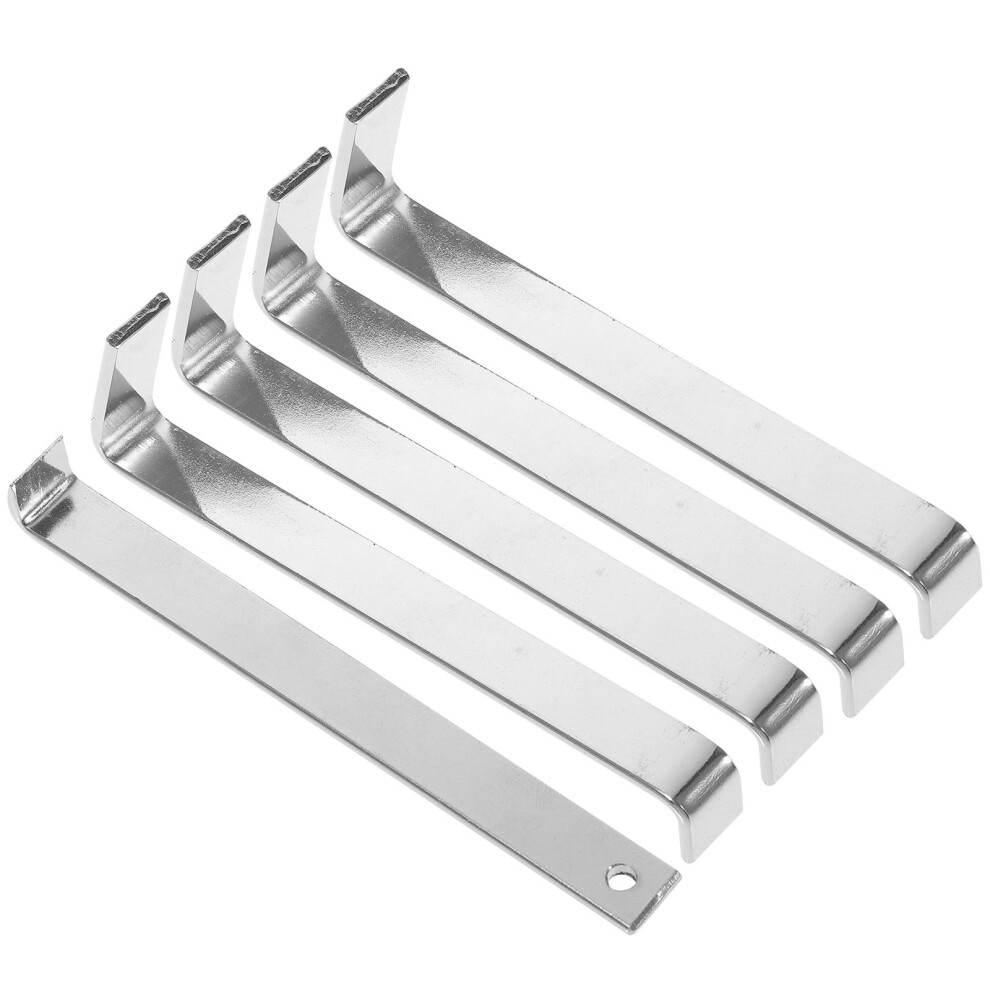 Hanging Hooks Siding Hangers Wall Mounted Coat Rack Clips Silver 3062006968712
