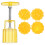 Baking Supplies Moon Cake Press Molds Maker Kit Cookie Yellow 6