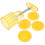 Baking Supplies Moon Cake Press Molds Maker Kit Cookie Yellow 10