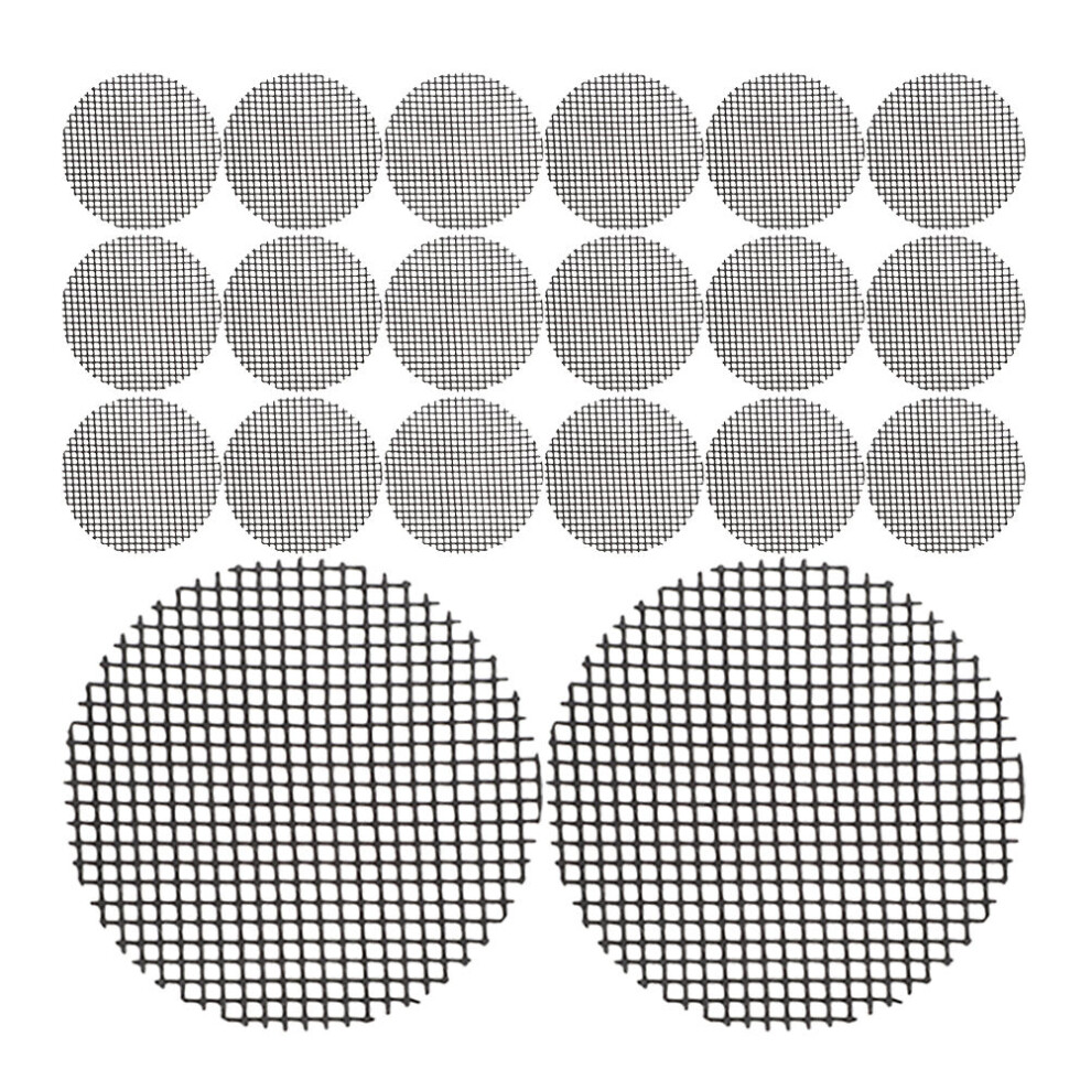 Masteelf 20 Pcs Mesh Garden Netting 10.00x10.00x0.10cm Black-image-OPC-PJWNBFN-NEW