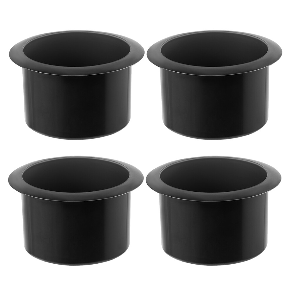 4Pcs Plastic Couch Cup Holder Insert For Sofa Recliner Rv Boats Black 3062006987768