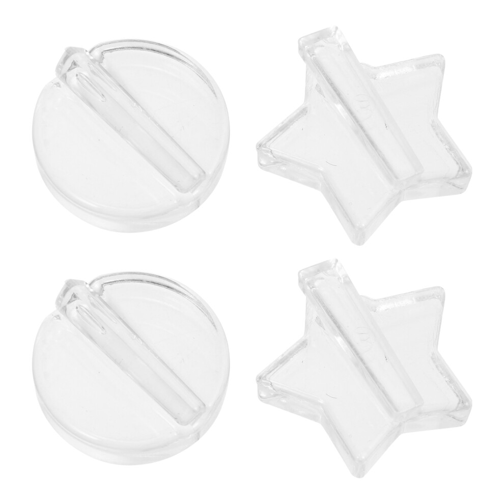Aboofan 4Pcs Embossing Abrasives Pp Press Machine Acrylic