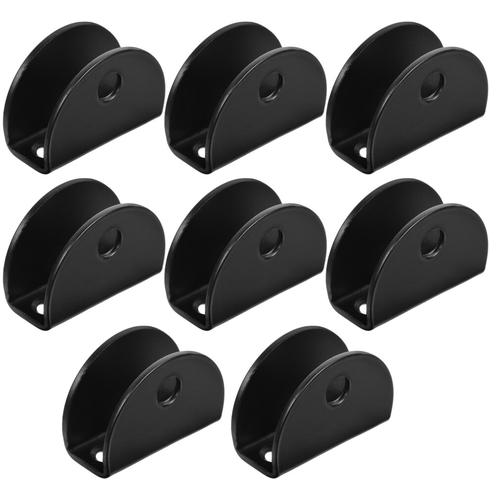 8Pcs Heavy Duty Stainless Steel Mirror Clips Frameless Mirror Brackets 3062241828086