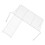 Chicken Coop Ladder Animal Cage Platform Iron White 1 Set 8