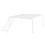 Chicken Coop Ladder Animal Cage Platform Iron White 1 Set 9