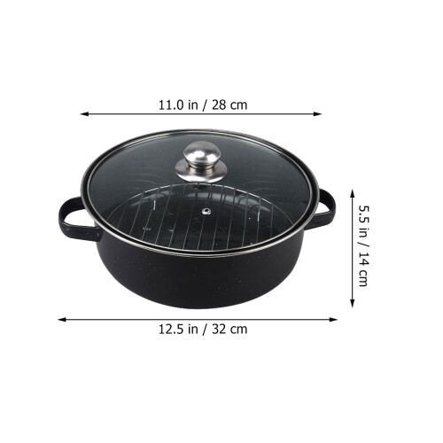 Roaster Trays Roasting Pan Baking Pan Rack Cooking Pot 1