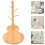Jewelry Display Stand Organizer Tree Shape Wooden 5