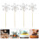 Merry Christmas Cake Decorations Silver Paper Bamboo 150 Pcs 11