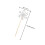 Merry Christmas Cake Decorations Silver Paper Bamboo 150 Pcs 2