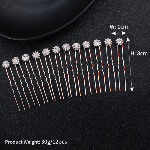12 Pcs Hair Accessories For Fork Bride Miss 1