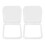 2 Pcs Rose Gold Napkin Ring Holders Waterproof Socket Box Baby 11