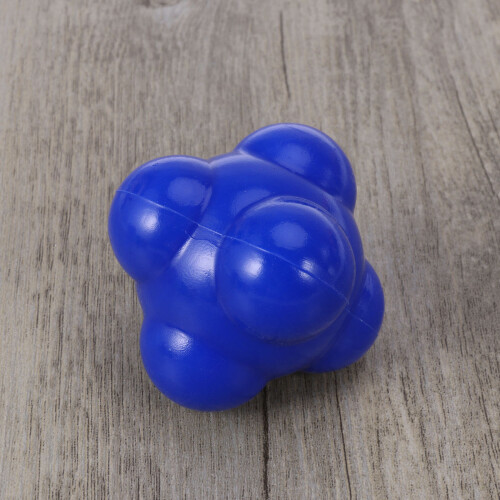 Raindrops Reaction Ball Blue 1pack 2.3inch Hexagonal Agility Training 2