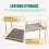Black Iron Bathroom Corner Storage Rack 2 Tier Shelf 9