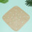 100Pcs Heat-Resistant Brown Baking Sheets Non-Stick Grill Mats 11