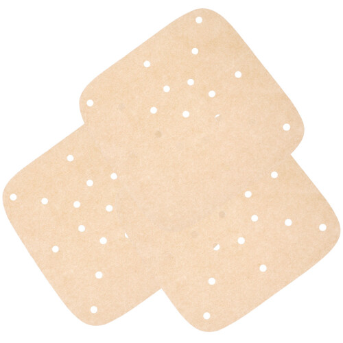 100Pcs Heat-Resistant Brown Baking Sheets Non-Stick Grill Mats