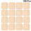 100Pcs Heat-Resistant Brown Baking Sheets Non-Stick Grill Mats 2